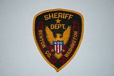 Benton County Washington Sheriff Collectible Police Shoulder Patch picture
