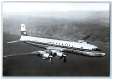 Tokyo Japan Postcard Japan Air Lines San Francisco City DC-7C c1950's Vintage picture