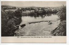 Antique Postcard 105—Housatonic River Falls Bridge New Milford Connecticut CT picture