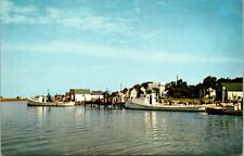 Rhodes Point Marina Smith Island Maryland Vintage Postcard picture