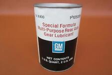 Vintage 1960's-70's GM Posi Rear Axle Gear Lubricant NOS Metal Advertising Can picture