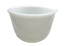 Vintage Glasbake for Sunbeam USA  Milk Glass Mixing Bowl w Pouring Lip picture