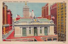 Grand Central Terminal 42nd Street New York City NY Vtg Postcard CP357 picture