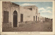 El Hamma Tunisia Africa Arab Village c1915 Postcard #2 picture