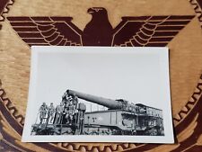 Rare WW2 German Eisenbahngeschütz  Railway Gun  Photograph  picture