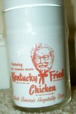 Rare/Vintage 1960s Kentucky Fried Chicken Restaurant Glass w/ Pink Graphics  KFC picture