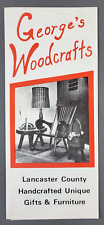 1980s George's Woodcrafts Lancaster Elizabethtown PA Vtg Travel Tourist Brochure picture
