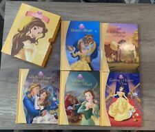 Disney Princess Beauty And The Beast Belle 5 Hardback Book Set Boxed 2014 Books picture