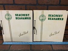 Vintage Delray Beach fl scrapbook lot 1968, 1969,1970 Seacrest Seahawks FOOTBALL picture