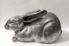 X Large Rabbit Metal Easter Bunny Figurine Garden Statue 44 cm picture