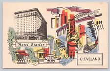 Postcard Hotel Statler Cleveland Ohio picture