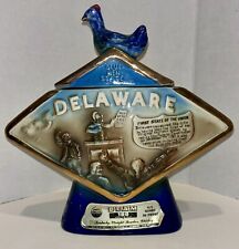 Vintage Decanter 1972 Delaware Blue Hen State Jim Beam Whiskey Decanter Empty picture