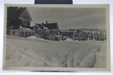 Vintage RPPC - Real Photo Postcard - Winter Street Scene, California(?), Snow picture