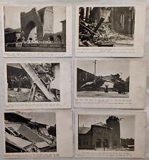 Group of 6 RPPC's 1906 San Francisco Earthquake Aftermath in San Jose Unposted picture