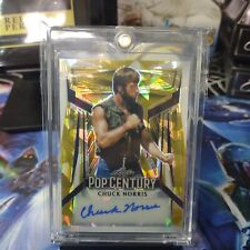 2023 Leaf Pop Century Chuck Norris Auto Gold One Of One 1/1 picture