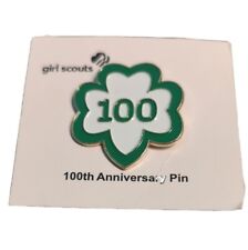 NEW-- 2012-100th Anniversary Girl Scout Pin Official Trefoil Leader Gift picture