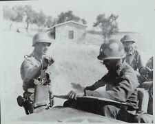 WW2 ORIGINAL US ARMY PHOTO: M.G. MATTHEW RIDGWAY, 82D AIRBORNE DIV, SICILY 1943 picture