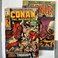 Conan The Barbarian #10 And #19 Low/mid Grade Copies  Marvel 1971 picture