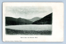1906. MYSTIC LAKE, NEAR BOZEMAN, MONT. POSTCARD SZ23 picture