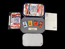 RARE 1996 Zippo Salutes Pinup Girls Limited Edition Box Set of 4 Lighters MIB picture