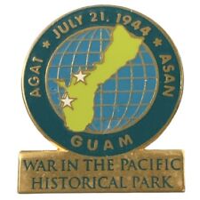 Vintage War in the Pacific Historical Park Guam Travel Souvenir Pin picture
