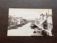RPPC Fairplay Colorado Street Scene Business District 1940s era picture