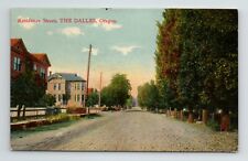 Residential Street View Area The Dalles Oregon VTG OR Postcard picture