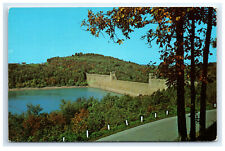 Postcard Tygart Valley River Lake & Dam, Grafton, WV C14 picture