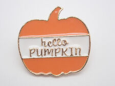 Hello Pumpkin Vintage Lapel Pin picture