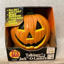 NEW Vintage 1997 Gemmy Talking Jack O Lantern In Box Tested Working picture