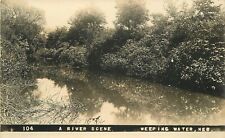Postcard RPPC Nebraska Weeping Water River Scene #104 23-6127 picture