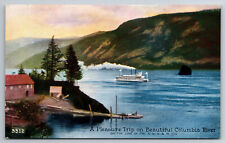 Vintage Postcard OR Columbia River Boat O.W.R. & No. Co Divided Back ~8289 picture