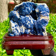 2.54LB Natural Blue berry fluorite Mineral Crystal Specimen/Inner Mongolia picture