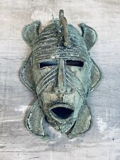 Small Metal African mask Senufo Kpelie Ivory Coast Mask African Tribal Art picture