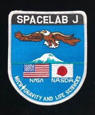 NASA NASDA SPACELAB J MICRO GRAVITY LIFE SCIENCES STS 47 PATCH 3 X 3.5  SIZE picture