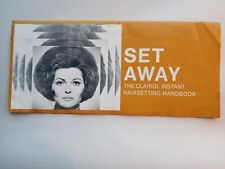 Clairol Vintage 1960's The Instant Hairsetter Styles Pamphlet & Warranty Card picture