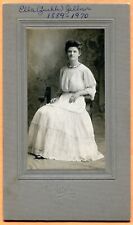 Ripon WI Portrait of a Young Woman ID'd, by Weigle, circa 1900s picture