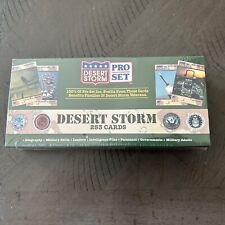 Pro Set 1991 Desert Storm 253 Military Trading Cards Complete Set Unopened picture