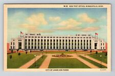 Minneapolis MN-Minnesota, New Post Office Vintage Souvenir Postcard picture