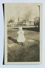 2 old RPPC real photo postcards CHILDREN picture