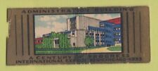 Matchbook Cover - 1933 Chicago World's Fair Administration Building BOBTAIL picture
