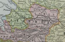 Vintage 1887 AUSTRIA Map 13