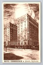 Lincoln NE-Nebraska, Hotel Cornhusker, Advertising, Vintage Souvenir Postcard picture