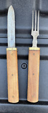 Germania Cutlery Works Germany Knife Fork Set Vintage WWI Era See Pics picture