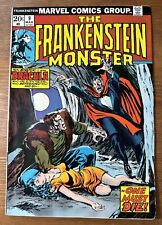 The Frankenstein Monster #9 nice Marvel Comic Book 1974 Death of Dracula Vintage picture