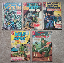 YOU PICK 2 LOT DC MARVEL 1964 CDC CHARLTON comic books Capt Storm Sgt Fury picture