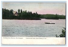 c1910's Contoocook Lake Canoeing East Jaffrey New Hampshire NH Antique Postcard picture