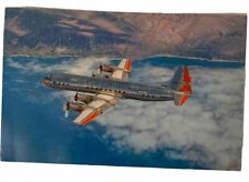 American Airlines Airplane Electra Flagship Jet Vintage Souvenir Postcard picture