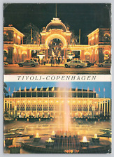 Tivoli Gardens Amusement Park Entrance, Copenhagen Denmark Postcard picture