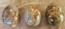 STUNNING HUGE STONE AGATE MARBLE HEALING OR DISPLAY EGGS 10 LBS EACH -  picture